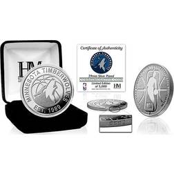 Highland Mint Minnesota Timberwolves Silver Coin