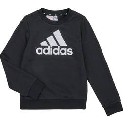 adidas Big Logo Cotton Sweatshirt - Black/White