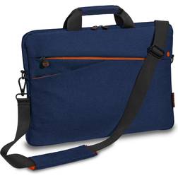 PEDEA Notebooktasche laptoptasche bis 15,6 zoll 'fashion blau' umhängetasche