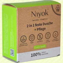 Niyok 2 in 1 feste dusche + pflege green touch