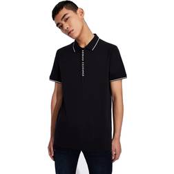 Armani Exchange Maglietta Stretch Cotton Polo - Navy