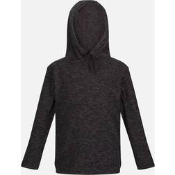 Regatta Childrens/Kids Keyon Hooded Fleece Black/Black Marl