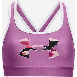 Under Armour Crossback Graphic Girls Bra Violet