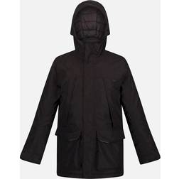 Regatta Childrens/kids Paddrick Waterproof Parka black
