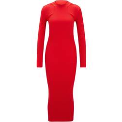 HUGO BOSS Strickkleid 50493747 Rosa Slim Fit