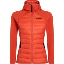 Peak Performance W Down Hybrid Hood Jacket Kläder Paprika