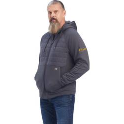 Ariat Rebar Regulator Full Zip Men's Jacket Grey 00M unisex