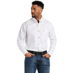 Ariat Men Solid Twill Shirt, White