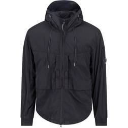 C.P. Company Chrome R Hooded Overshirt Black