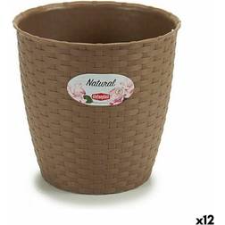 Stefanplast Urtepotte Brun Plastik 19 Plantekasse