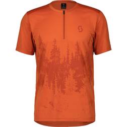 Scott Cykeltröja Trail Flow Zip SS braze orange