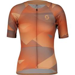 Scott Cykeltröja Dam RC Premium Climber SS rose beige/braze orange