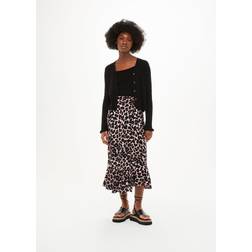 Whistles Women's Leopard Spot Wrap Skirt Leopard Print