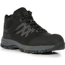 Regatta Men's Sandstone Safety Hiker Black Granite