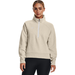 Under Armour Women's Rival Fleece 1/2 Zip Brown