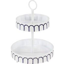 Litton Lane Metal Farmhouse Tiered Server 18 Cake Stand