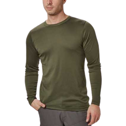 Peter Storm Men's Long Sleeve Thermal Crew Baselayer Top - Khaki