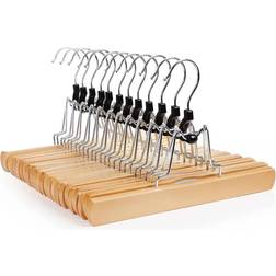 Songmics 12 Pcs Wooden Trouser Hangers CRW007-12 Hanger