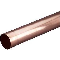 VMZinc Kobber Nedløbsrør 76x0,7mm 3m 3
