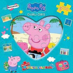 Peppa Pig Gurli Gris Min Første Puslespilsbog m. 5 Puslespil