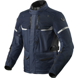 Rev'it! Outback H2O, Textiljacke wasserdicht Dunkelblau/Blau