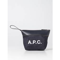 A.P.C. Cosmetic Case Men colour Blue