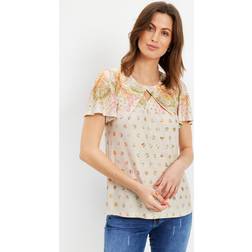 IN FRONT Mila Blouse Bluser 15761 Nature XXLARGE