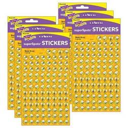 Trend Enterprises Bees Buzz superSpots Stickers Yellow 800/Pack 6 Packs