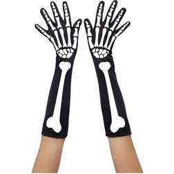 Smiffys Skeletthandskar Långa
