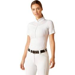 Ariat Women's Ascent Show Shirt in White, X-Large