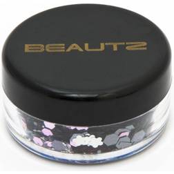 Aquarius Beautz Chunky Glitter 10Ml Pot With Gram Glitter, Silver