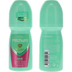 Mitchum Triple Odor Defense Flower Fresh 100ml Roll On Antiperspiant & Deodorant 48HR