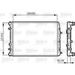 Valeo Radiator 732864 Aluminium 635 415 23