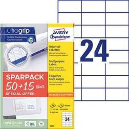 AVERY Zweckform 6605 Address Labels 70 x 37 mm 65 Sheets