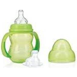 Nuby Biberón De Entrenamiento Con Tetina Y Boquilla Verde 240 Ml 6m