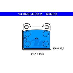 ATE Bremsbeläge 13.0460-4033.2