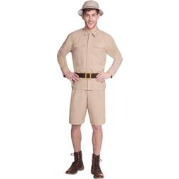 Amscan 9905157 Herren Safari Kostüm Set XL-2-tlg