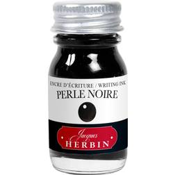 Herbin 11509T 10 ml Bottle of Ink For Fountain Pens and Rollerball Pens Product Without Packaging Zero Waste Objective Perle Noire/ Black Pearl