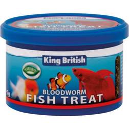 King British bloodworm treat food 7g freeze