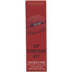 Makeup Revolution Lip Contour Kit Sassy Red