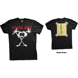 Pearl Jam: Unisex T-Shirt/Stickman Back Print Large