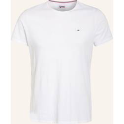 Tommy Jeans T-Shirt Jaspe Weiß Slim Fit