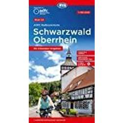 ADFC-Radtourenkarte 24 Schwarzwald Oberrhein 1:150.000, reiß- wetterfest, E-Bike geeignet, GPS-Tracks