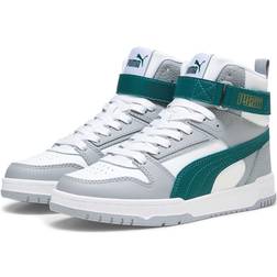 Puma Kinder High Sneakers weiß/grau Gr. weiß/grau