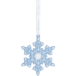 Wedgwood Christmas Snowflake Ornament Blue Décoration de Sapin de Noël