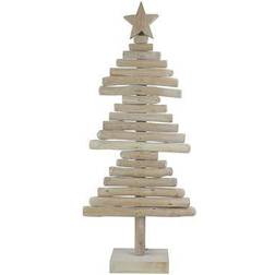 Northlight 25.5 Rustic Wooden with Star Top Christmas Tree