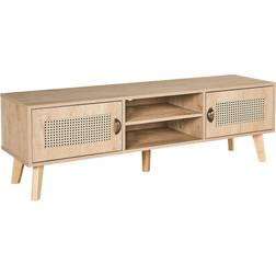 Beliani PARTON Mueble de TV 140x45cm