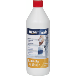 Nitor Raw Hot Pressed Träolja Transparent 1L