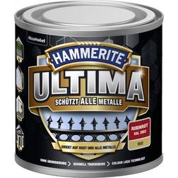 Hammerite Metallschutzlack ULTIMA RAL 3003 Metallfarbe Schwarz, Rot 0.25L