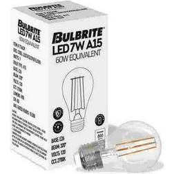 Bulbrite 60-Watt Equivalent A15 Dimmable Medium Screw LED Light Warm White Light 2700K 4-Pack